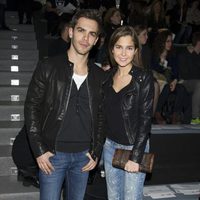 Marc Clotet y Natalia Sánchez en el front row de Davidelfín en Madrid Fashion Week 2014