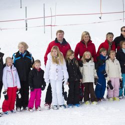 La Familia Real Holandesa posa en sus vacaciones de invierno en Austria