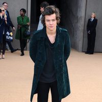 Harry Styles en el desfile de Burberry en la Londres Fashion Week 2014