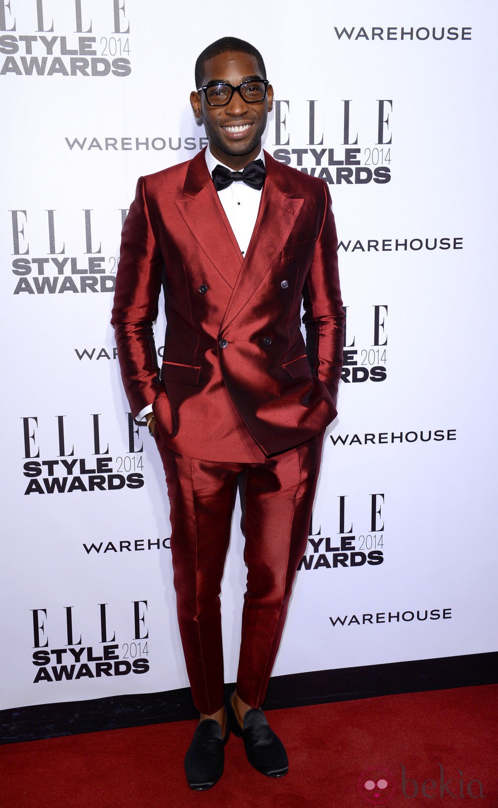 Tinie Tempah en los Elle Style Awards 2014