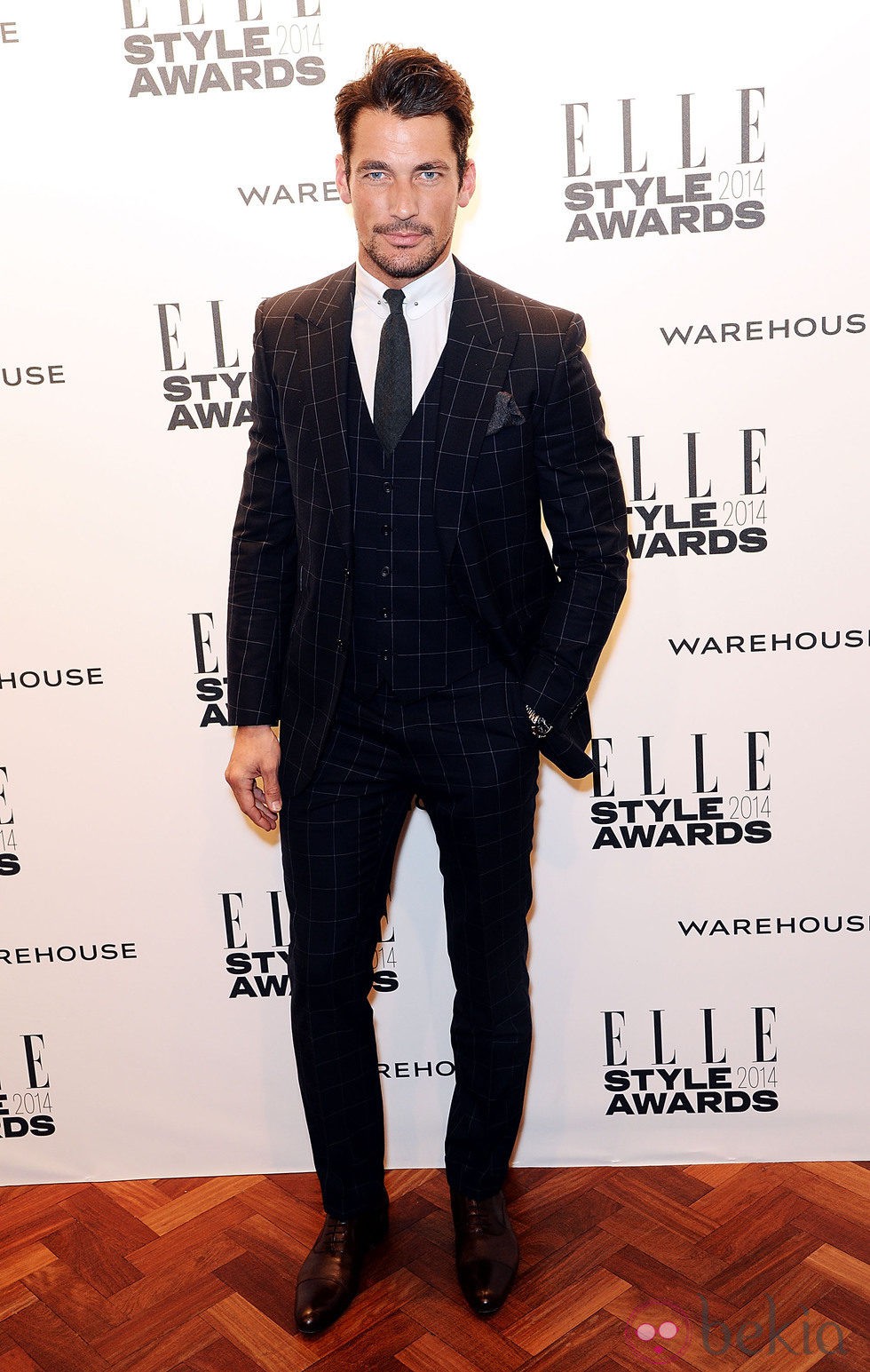 David Gandy en los Elle Style Awards 2014