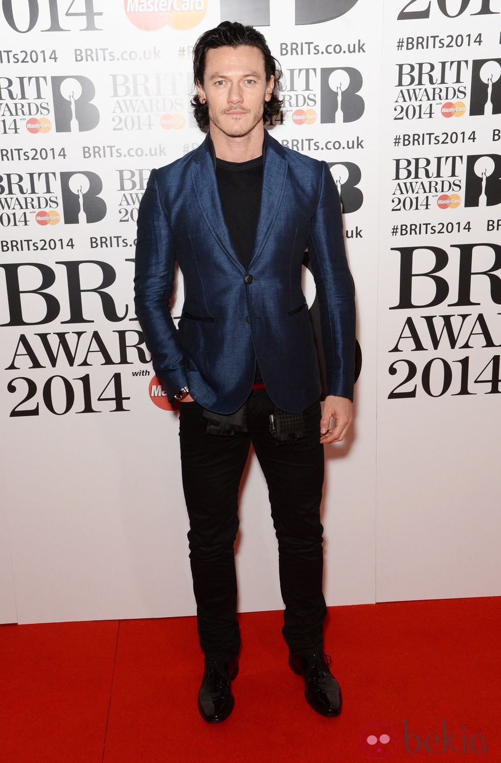 Luke Evans en los Brit Awards 2014