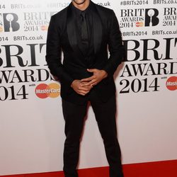 Marvin Humes en los Brit Awards 2014