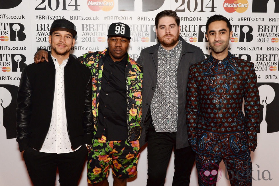 Rudimental en los Brit Awards 2014