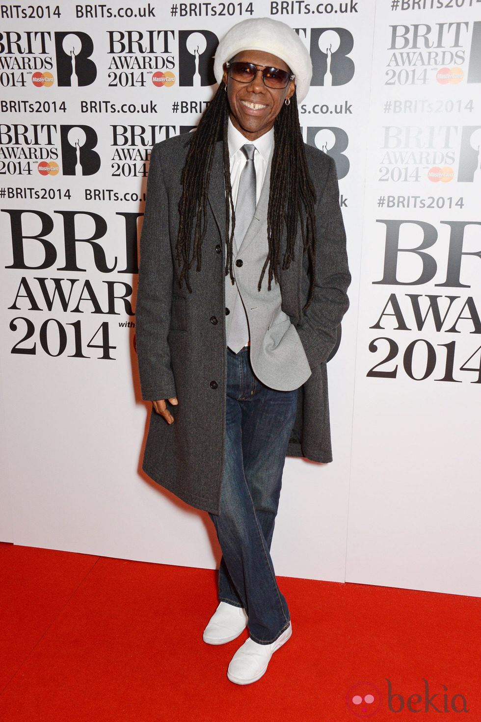 Nile Rodgers en los Brit Awards 2014