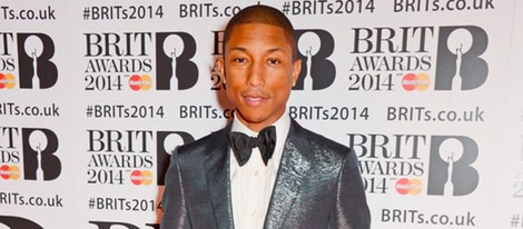 Pharrell Williams en los Brit Awards 2014