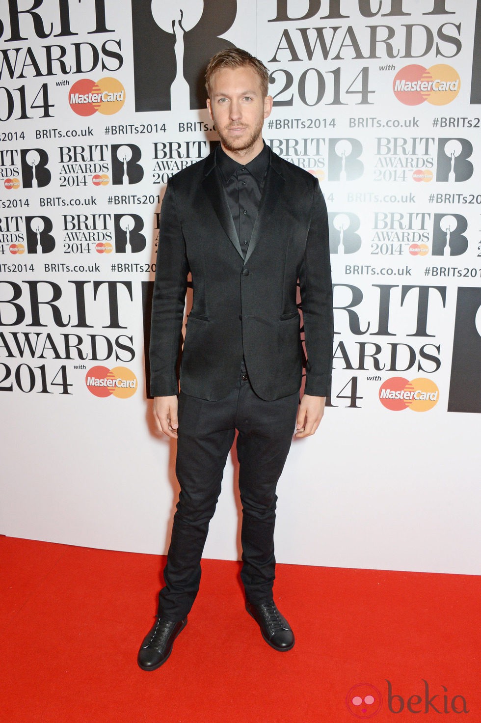 Calvin Harris en los Brit Awards 2014