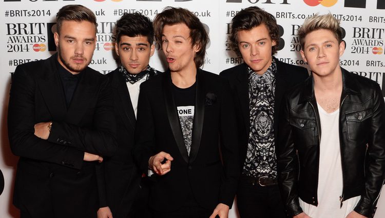 One Direction en los Brit Awards 2014