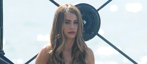 Sofía Vergara en el rodaje en Australia de la quinta temporada de 'Modern Family'