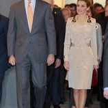 Los Príncipes Felipe y Letizia en la inauguración de ARCO 2014