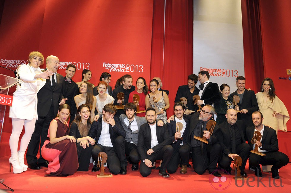 Ganadores y presentadores de los Fotogramas de Plata 2013