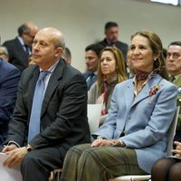 La Infanta Elena en el acto de despedida al equipo paralímpico español