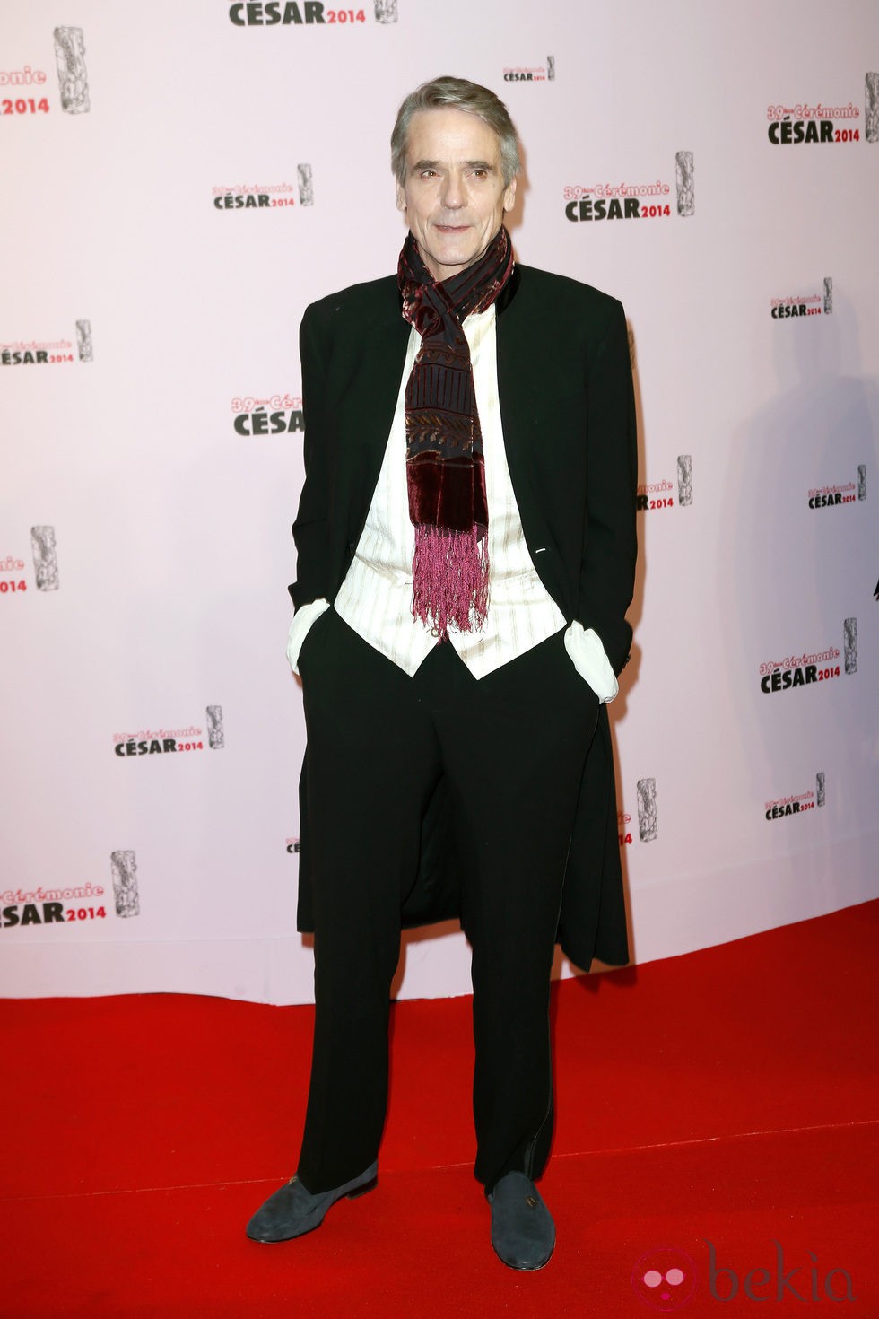Jeremy Irons en los Premios César 2014
