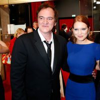 Quentin Tarantino, Lea Seydoux y Adèle Exarchopoulos en los Premios César 2014
