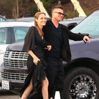 Brad Pitt y Angelina Jolie en su llegada a los Spirit Awards 2014