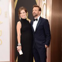 Olivia Wilde y Jason Sudeikis, embarazados en la alfombra roja de los Oscar 2014
