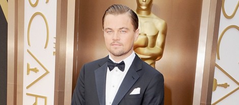 Leonardo DiCaprio en la alfombra roja de los Oscar 2014