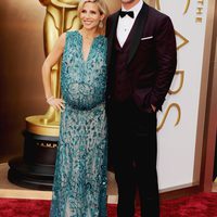 Elsa Pataky y Chris Hemsworth en la alfombra roja de los Oscar 2014