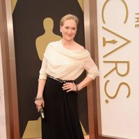 Meryl Streep en la alfombra roja de los Oscar 2014
