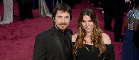 Christian Bale y Sibi Blazic en la alfombra roja de los Oscar 2014