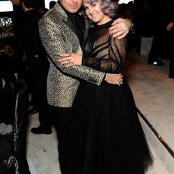 David Furnish y Kelly Osbourne en la fiesta post Oscar 2014 organizada por Elton John