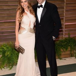 Sofía Vergara y Nick Loeb en la fiesta Vanity Fair tras los Oscar 2014