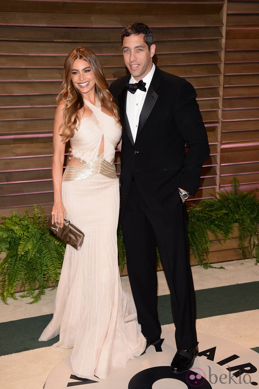 Sofía Vergara y Nick Loeb en la fiesta Vanity Fair tras los Oscar 2014
