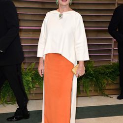 Carolina Herrera en la fiesta Vanity Fair tras los Oscar 2014