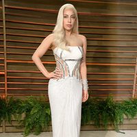Lady Gaga en la fiesta Vanity Fair tras los Oscar 2014
