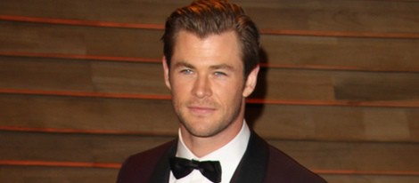 Chris Hemsworth en la fiesta Vanity Fair tras los Oscar 2014
