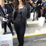 Michelle Rodriguez en el desfile de Chanel de la Paris Fashion Week