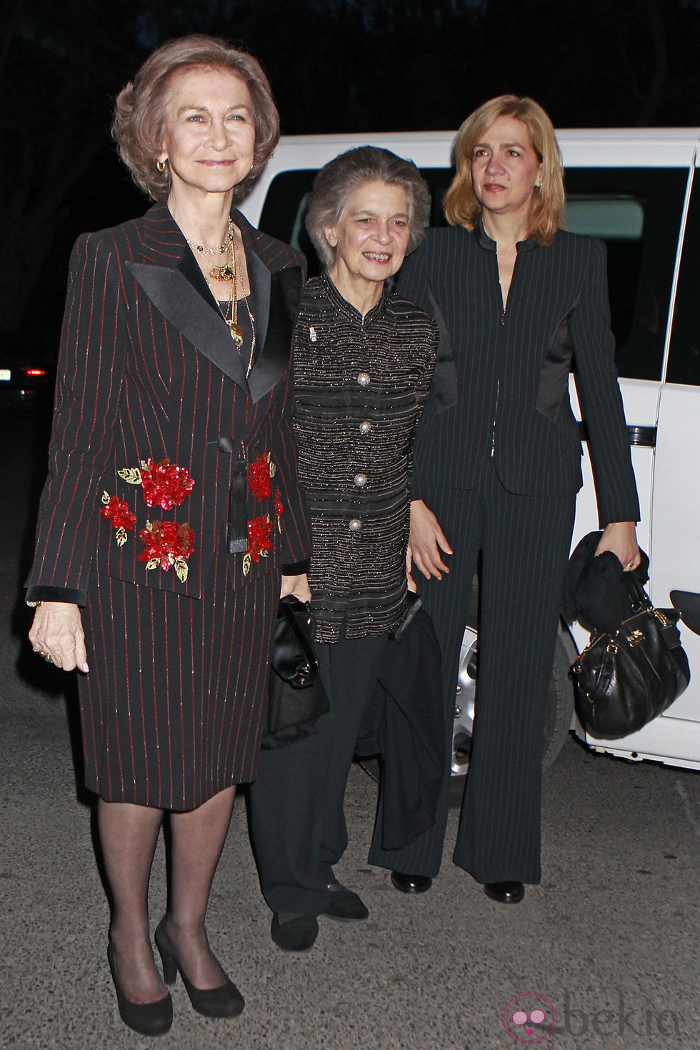 La Reina Sofía, Irene de Grecia y la Infanta Cristina en la proyección del documental sobre Pablo de Grecia