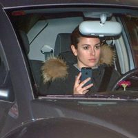 Blanca Suárez llegando en su coche a casa de Dani Martín