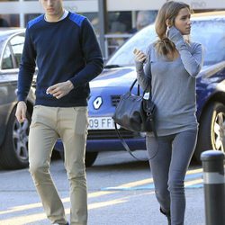 Álvaro Morata con su novia María Pombo por las calles de Madrid