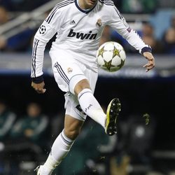 Álvaro Morata en un partido de Champions del Real Madrid