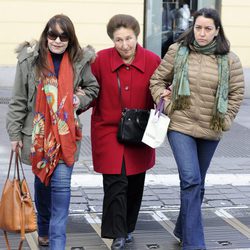 La Infanta Margarita con unas amigas el día de su 75 cumpleaños