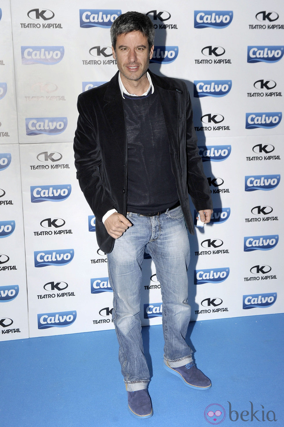 Nico Abad en la presentación del Team Calvo 2014 en Madrid