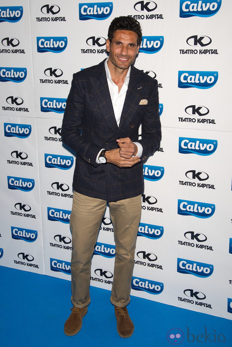 Óscar Higares en la presentación del Team Calvo 2014 en Madrid