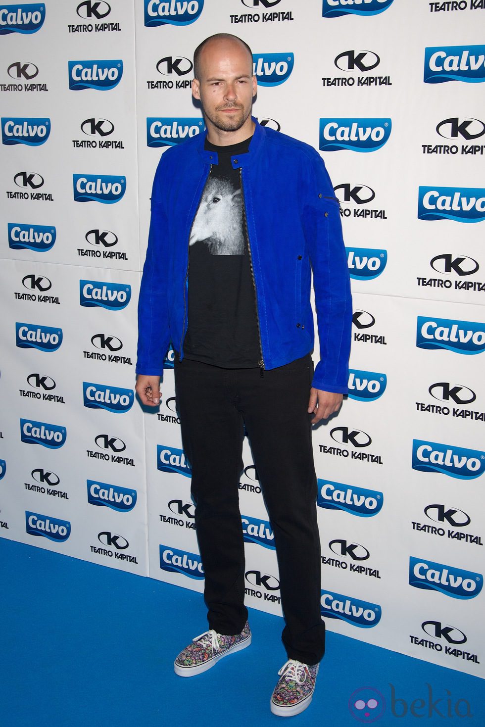 Olfo Bosé en la presentación del Team Calvo 2014 en Madrid