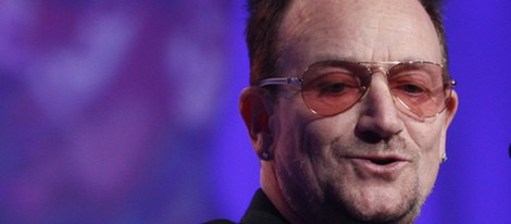 Bono durante su intervención en el congreso del Partido Popular Europeo en Dublín