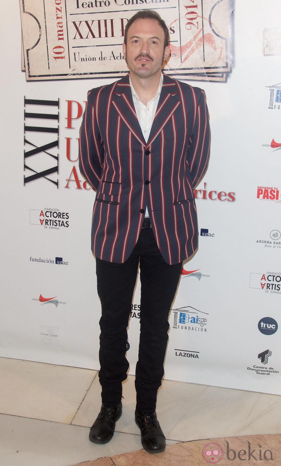 Alex O'Dogherty en la entrega de los Premios Unión de Actores 2014