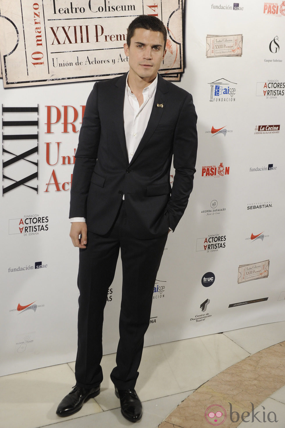 Álex González en la entrega de los Premios Unión de Actores 2014