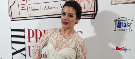 Adriana Ugarte en la entrega de los Premios Unión de Actores 2014