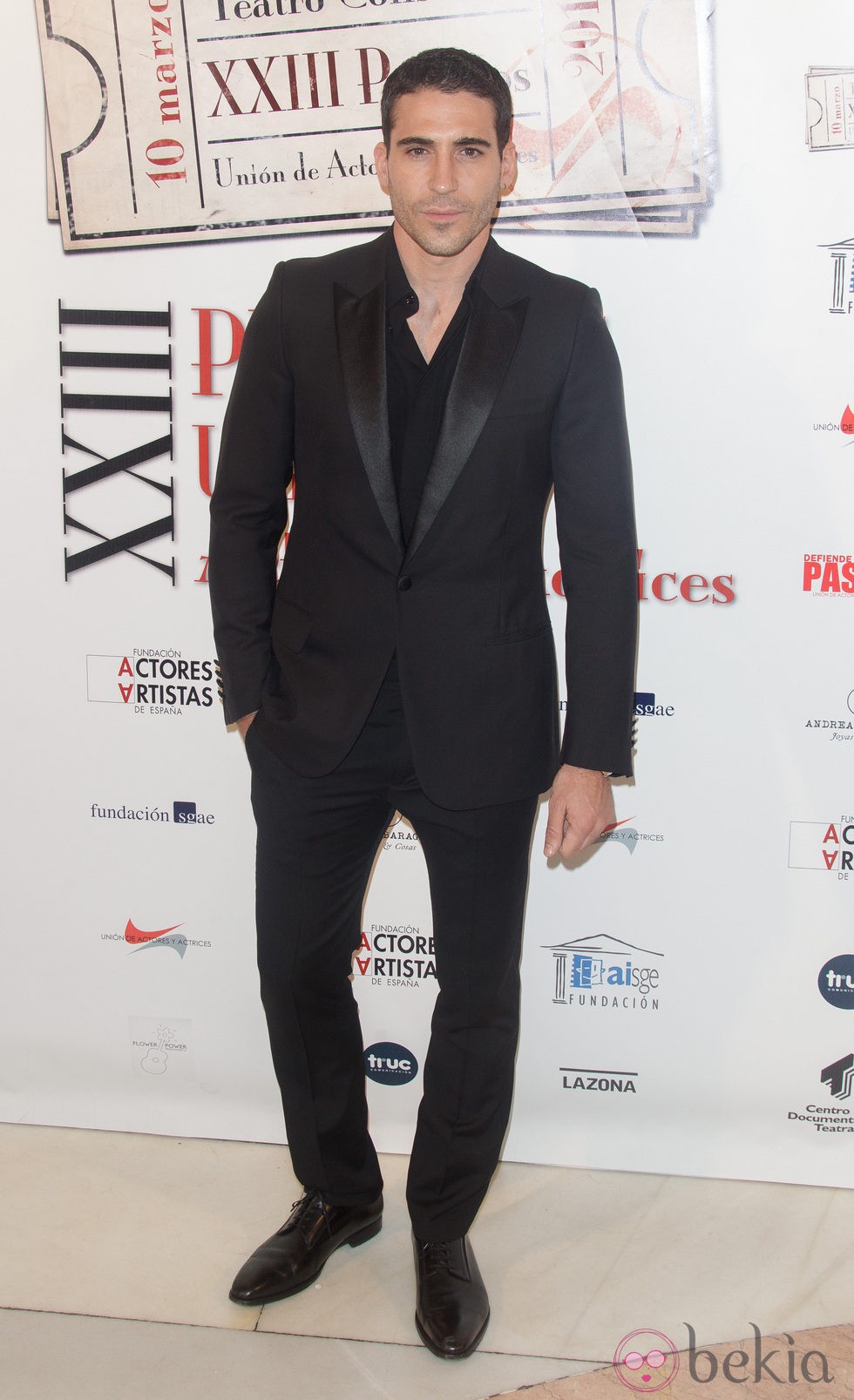 Miguel Ángel Silvestre en la entrega de los Premios Unión de Actores 2014