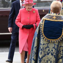 La Reina Isabel y el Duque de Edimburgo en el Día de la Commonwealth 2014