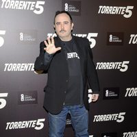 Carlos Areces en la presentación del fin del rodaje de 'Torrente 5'