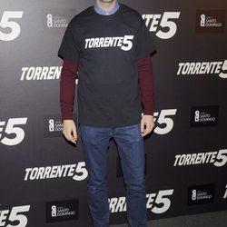 Julián López en la presentación del fin del rodaje de 'Torrente 5'
