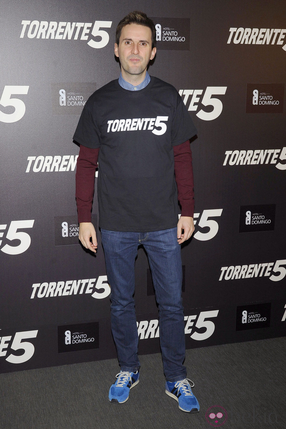 Julián López en la presentación del fin del rodaje de 'Torrente 5'