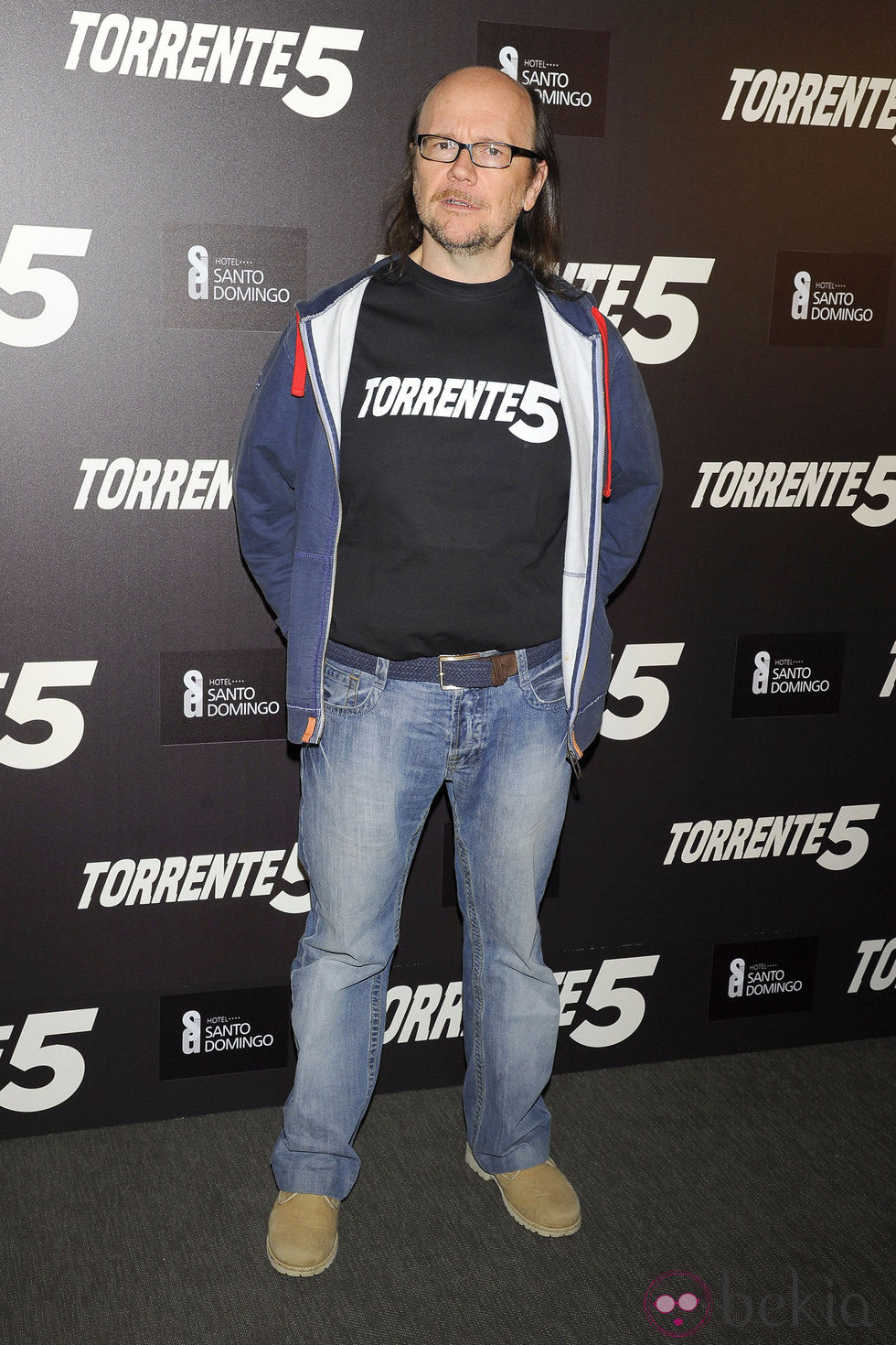Santiago Segura en la presentación del fin del rodaje de 'Torrente 5'