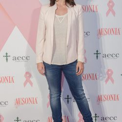 Elena Furiase en la campaña de lucha contra el cáncer de mama 2014